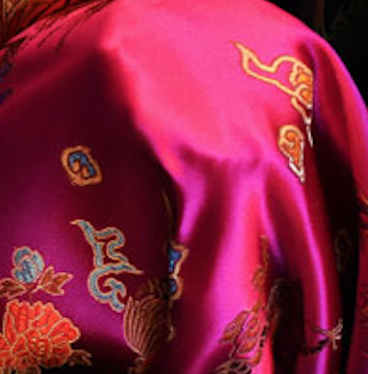 Fuschia Chinese Silk