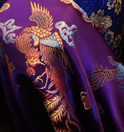 Purple Chinese Silk